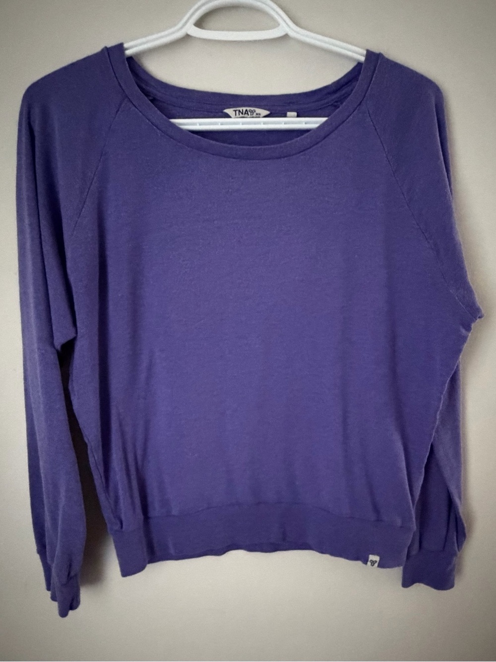 TNA Women's Purple Crewneck Shirt